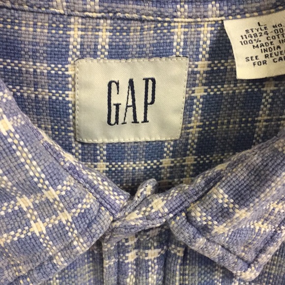Unisex Gap Button Down Flannel - Picture 3 of 5